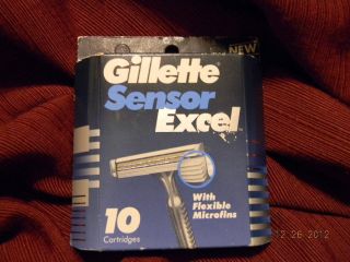 10 Gillette Sensor Excel Blades