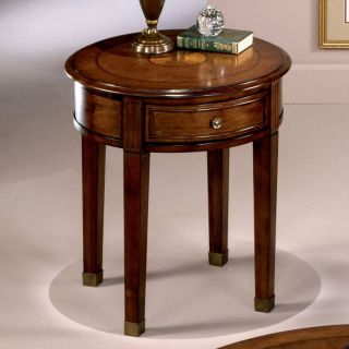 GLEN   TRADITIONAL CHERRY ROUND COCKTAIL COFFEE TABLE NEW LIVING ROOM