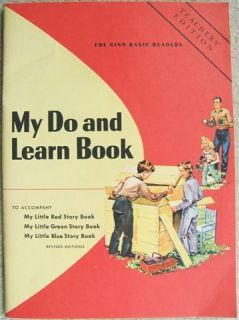 Ginn Basic Reader My do Learn Book Teacher Edition 1961