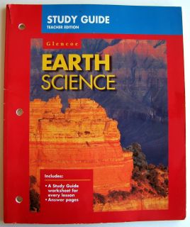Glencoe Earth Science Study Guide Teachers Edition 1997
