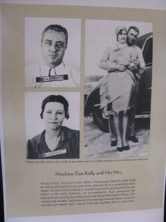 GEORGE MACHINE GUN KELLY AND WIFE KATHRYN 1930s CRIME GANGSTER BIG