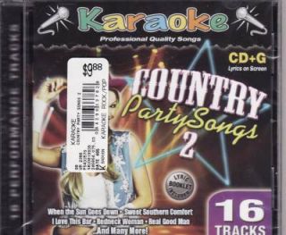 Cent CD Karaoke Country Party Songs 2