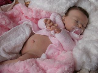 Beautiful reborn Baby Girl doll ~ Serah ~ Adrie Stoete ~ Half torso ~