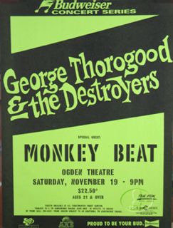 George Thorogood 1994 Tour Concert Poster