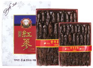 Jungsamdang Korean Honeyed Red Ginseng Roots 900G Gift Set