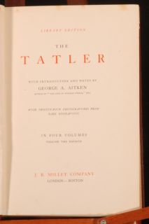 1897 8 12VOL Tatler Spectator George Aitkin Ed