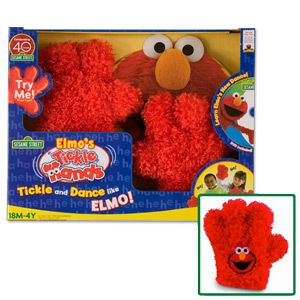 Sesame Street ELMO Plush Red Tickle Me Hands NeW DVD 18 mos up Fisher