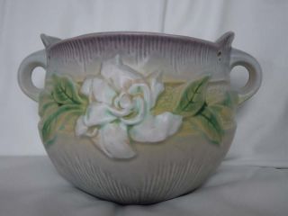 Up for auction from our virtual store is a Roseville Pottery Gardenia