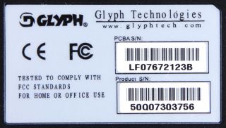 Glyph GT050 500GB 500 GB Portable External Firewire Hard Drive