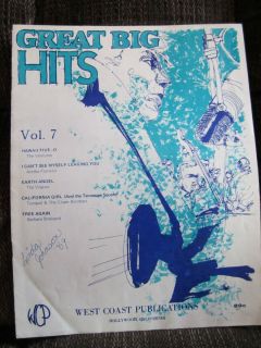 Great Big Hits Sheet Music Book