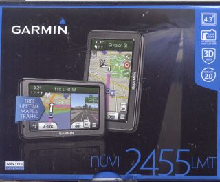 Garmin Nuvi 2455 LMT Portable GPS Navigator BRAND NEW 010 01001 29