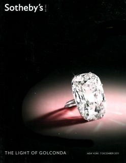 Sothebys The Light of Golconda 12 7 11 RARE Diamond Ring