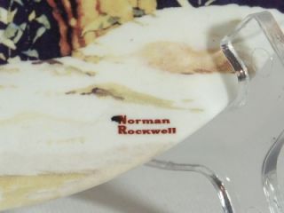 pc Gibson COCA COLA Norman Rockwell 4 SALAD PLATES, 3 Bowls Boy
