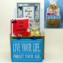 1922 Golden Years Gift Package 90th Birthday Gift Basket