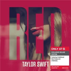 TAYLOR SWIFT RED CD BONUS TRACKS  Songs + Remixes (EXCLUSIVE DELUXE