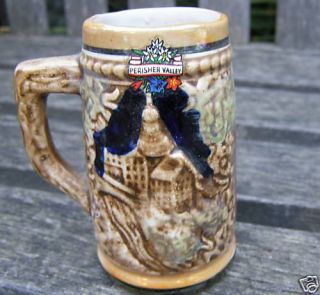 Antique Perisher Valley German Tankard Stein Cup Mug