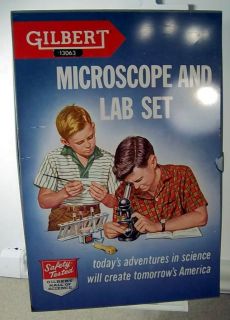 Vintage Gilberts Microscope Lab Set 13063
