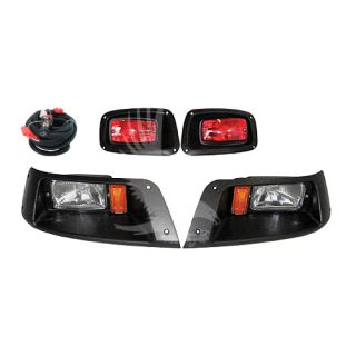 EZ GO TXT Light Kit Golf Cart Headlight Taillight Kit Super Saver