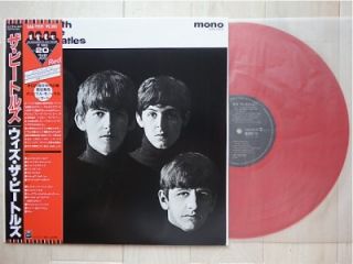 The Beatles with The Beatles Japan Redwax LP OBI 20 Year Limited Mono