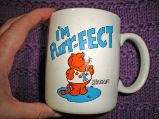 Heathcliff Cat Coffee Mug Purr fect Cartoon Geo Gately