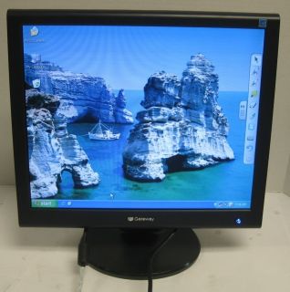 Gateway FPD1765 17 inch Flat Panel LCD Monitor Display VGA DVI 265H