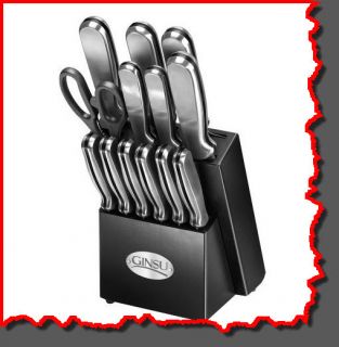 New Ginsu 14 Piece Cutlery Stainless Steel Knife Set PC