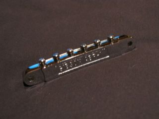 Gibson Accessories ABR 1 Tune O Matic Bridge   Base & Saddles (Chrome)