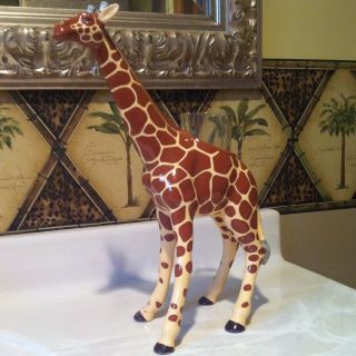 PARTYLITE AFRICAN INSPIRATION GIRAFFE Figure Candle Holder P9620 Great
