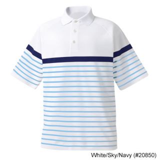 FootJoy FJ Mens Golf Stretch Pique Engineered Striped Shirt in Size x