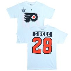 Philadelphia Flyers Claude Giroux White Stanley Cup 2012 Name and