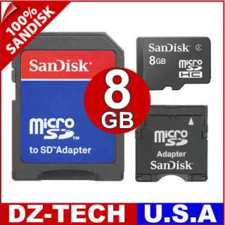 SanDisk 8GB Micro SD Mini MicroSD Memory Card 8 GB New