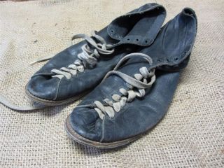  Leather Boxing Shoes Antique Old Box Bag Gloves Gear 7300