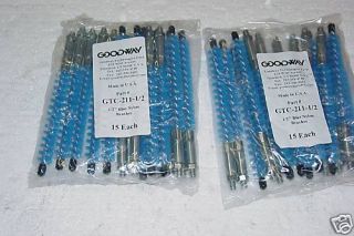Goodway GTC 211 1 2 Blue Nylon Brushes 30 Each New
