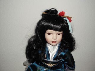 Goldenvale Collection Oriental Doll Dianna New in Box with COA