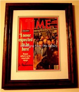 Mikhail Gorbachev Hand Signed Display Autographed Time Cover