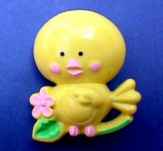  Avon CHICKEN LITTLE CHICK Fragrance Glace LAPEL PIN Pal Childs Brooch