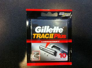 Gillette Trac II Plus Replacement Cartridges Pack of 10