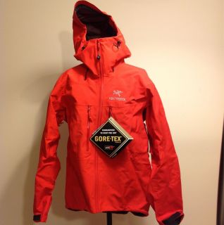 BRAND NEW W/ Tags Arc Teryx Gore Tex Pro Shell Jacket Cardinal Red