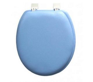 Ginsey Classique Soft Toilet Seat Standard Round Blue