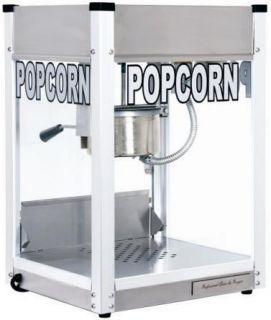  Commercial Popcorn Machine Popper + Cart   Professional Kettle Maker