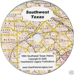 Gonzales County Texas History Genealogy TX 92 Families