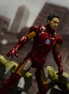 Custom Marvel Universe Avengers Ironman Unmasked Robert Downey Jr Tony