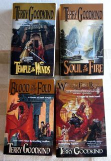 Lot of 9 Terry Goodkind Fantasy Papeback Books