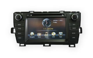 GPS Navigation Radio DVD LCD Plug N Play Head Unit Fits Toyota Prius
