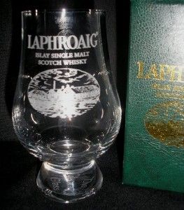 LAPHROAIG GLENCAIRN SCOTCH MALT WHISKY TASTING GLASS WITH GIFT BOX