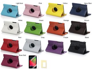  Leather Smart Cover Case for Google Nexus 7 Accessories 10 in 1