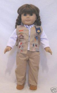 Cadet Girl Scout Uniform Fit 18 inch Doll Clothes Uniforms McKenna Ivy