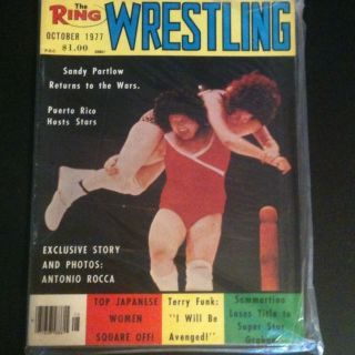  Wrestling Magazine Oct 1977 Bruno Sammartino Womens Girls WWE AWA