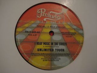 UNLIMITED TOUCH i hear music / in the middle PRELUDE disco 12 *Listen