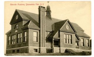 Skaneateles Falls NY Glenside Academy Postcard